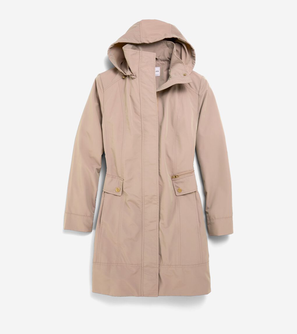COLE HAAN SIGNATURE PACKABLE HOODED RAIN